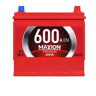 Автомобільний акумулятор MAXION Premium Asia 60Аh 600A R+ (правий +) D23 564958892609 фото