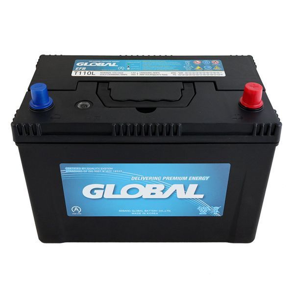 Автомобільний акумулятор GLOBAL Asia EFB 95Ah, 760A, R+ (EFB T110L) (T110) 23082066 фото