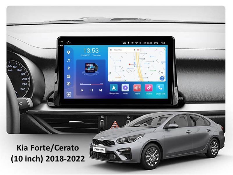 Штатна магнітола FORS.auto FS 6 MAX для Kia Forte/Cerato (6+128Gb, 10&quot\;) 2018-2022 FS-6250 фото