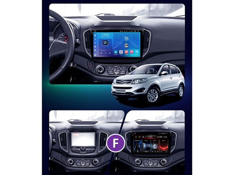 Штатна магнітола FORS.auto FS 2 ULTRA для Chery Tiggo 5 (2+32Gb, 10&quot\;) 2014-2018 FS-1672 фото