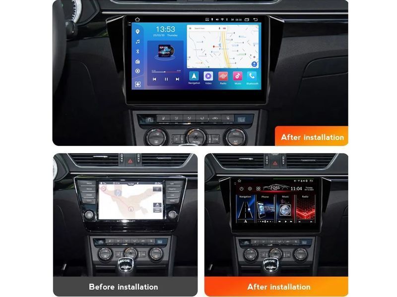 Штатна магнітола FORS.auto FS 2 PRO для Skoda Superb (2+32Gb, 10&quot\;) 2016-2019 FS-2039 фото