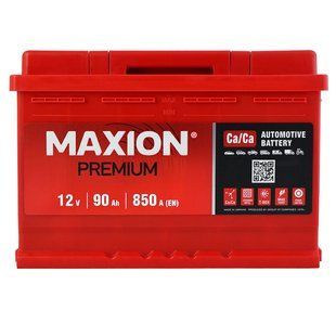 Автомобільний акумулятор MAXION Premium Plus 90Аh 850A R+ (L3) 10011070 фото