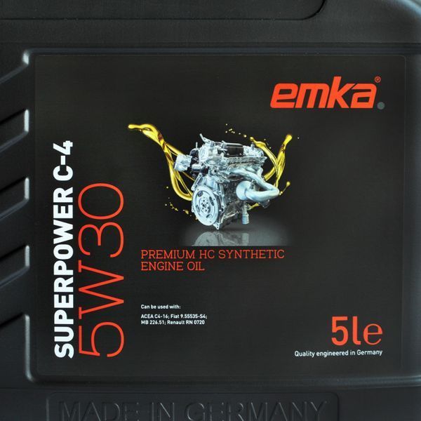 Моторна олива Emka Superpower C-4 5W30 5л 1022350 фото