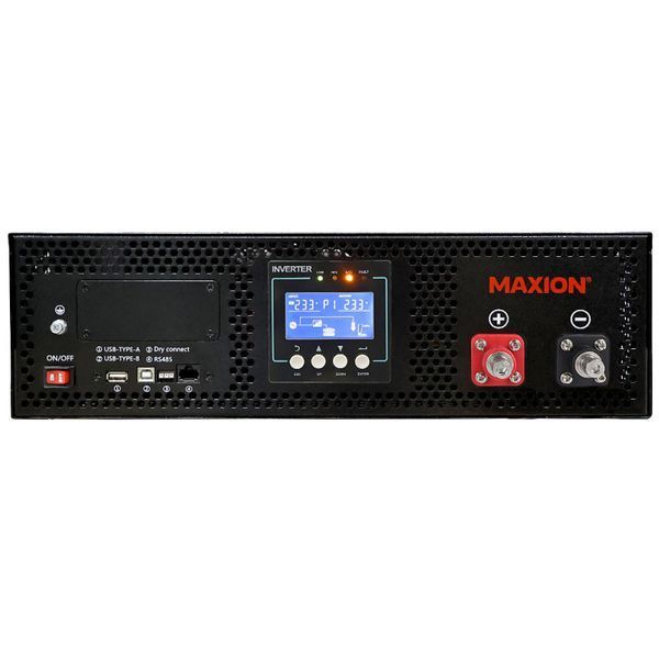 Гібридний сонячний інвертор MAXION MXIN-HRT-5048 (48V, 5000W) з чистою синусоідою 1022476 фото