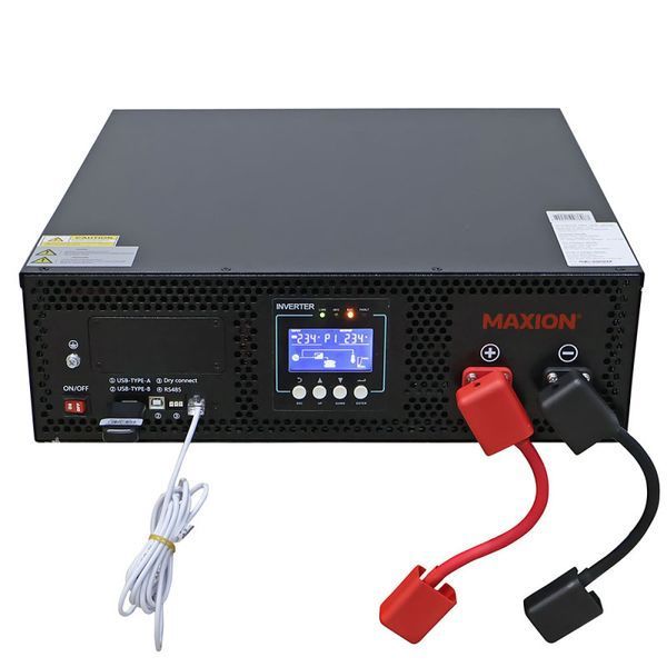Гібридний сонячний інвертор MAXION MXIN-HRT-5048 (48V, 5000W) з чистою синусоідою 1022476 фото
