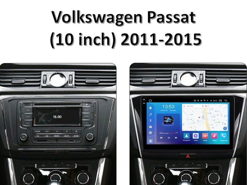 Штатна магнітола FORS.auto FS 6 MAX для Volkswagen Passat (6+128Gb, 10&quot\;) 2011-2015 FS-6394 фото