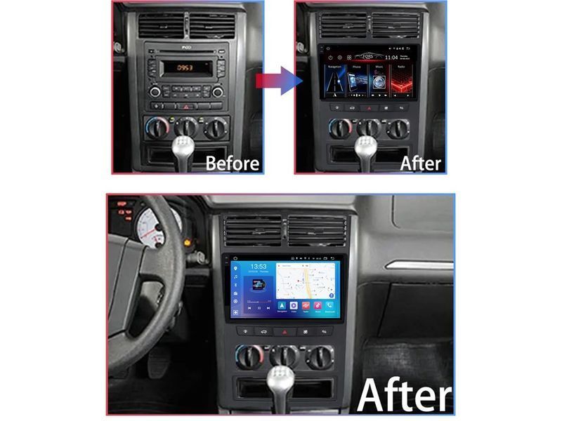 Штатна магнітола FORS.auto FS 4 PRO для Peugeot 405 (4+64Gb, 9&quot\;) 2006-2007 FS-4599 фото