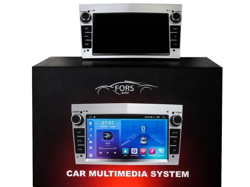 Штатна магнітола FORS.auto 2 ULTRA-OP-S Opel Astra/Vectra/Zafira/Corsa (7&quot\;, 2+32Gb, Silver) 1998-2009 2 ULTRA-OP-S фото
