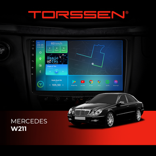 Штатна магнітола Torssen Mercedes W211 F9432 4G Carplay DSP 202303949 фото