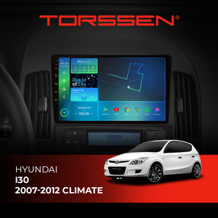 Штатна магнітола Torssen Hyundai i30 2007-2012 climate F9432 4G Carplay DSP 202303785 фото