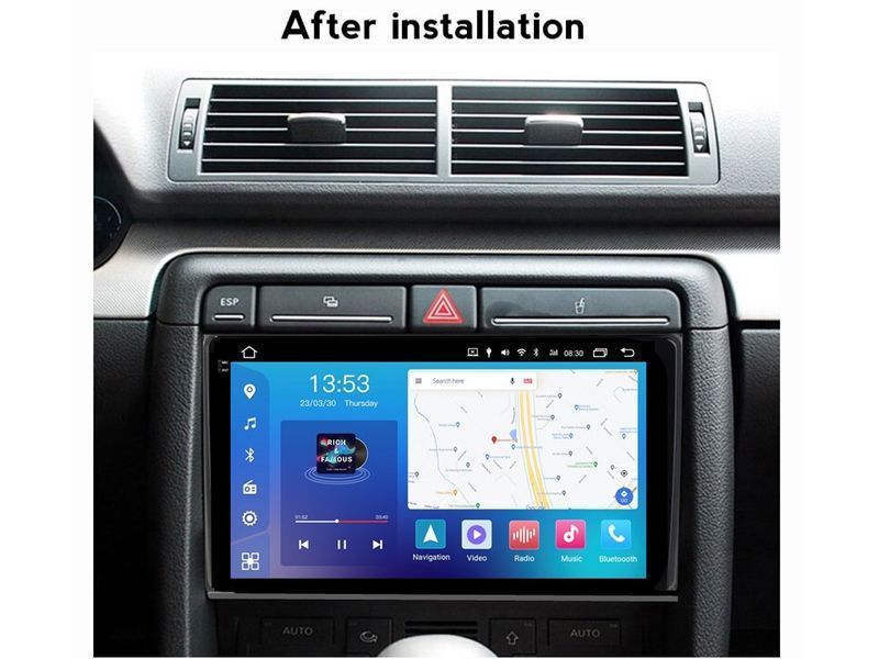 Штатна магнітола FORS.auto FS 2 PRO для Audi A4 (2+32Gb, 9&quot\;) 2000-2009 FS-2005 фото