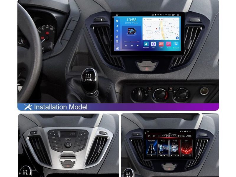 Штатна магнітола FORS.auto FS 2 PRO для Ford Transit/Tourneo (2+32Gb, 9&quot\;) 2016-2020 FS-2104 фото