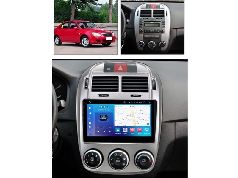 Штатна магнітола FORS.auto FS 4 MAX Qled для Kia Cerato (4+32Gb, 10&quot\;, Manual AC) 2005-2012 FS-8054 фото
