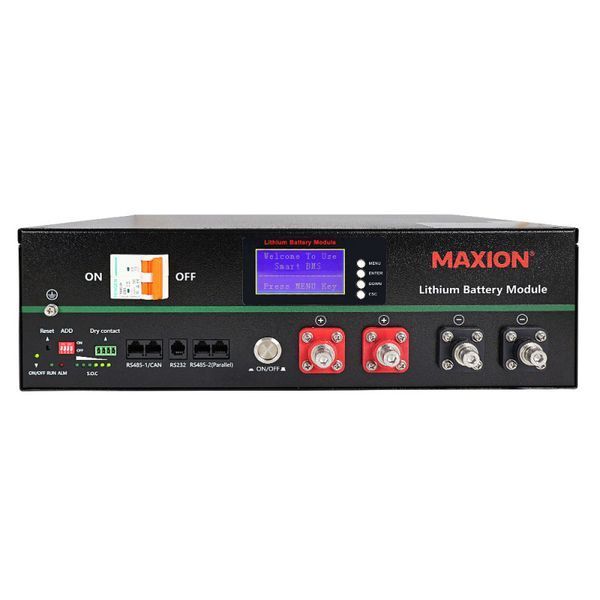 Літієві акумулятори MAXION LiFePO4 MXLFP-BMR24-100 (24V; 100Ah) 1022471 фото