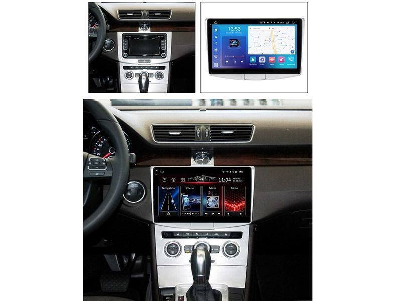 Штатна магнітола FORS.auto FS 4 MAX для Volkswagen Passat B6/B7/CC/Magotan (4+32Gb, 10&quot\;) 2011-2015 FS-5029 фото