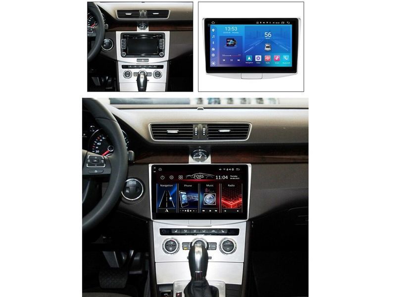 Штатна магнітола FORS.auto FS 2 ULTRA для Volkswagen Passat B6/B7/CC/Magotan (2+32Gb, 10&quot\;) 2011-2015 FS-1627 фото