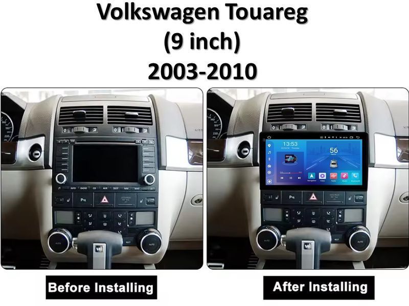 Штатна магнітола FORS.auto FS 2 ULTRA для Volkswagen Touareg (2+32Gb, 9&quot\;) 2003-2010 FS-1886 фото