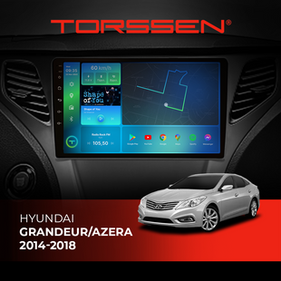 Штатна магнітола Torssen Hyundai Grandeur/Azera 2014-2018 FL9 4+64Gb 4G Carplay DSP 202306263 фото