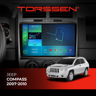 Штатна магнітола Torssen 2K DTS Jeep Compass 07-10 F10432 4G Carplay DSP 202308277 фото