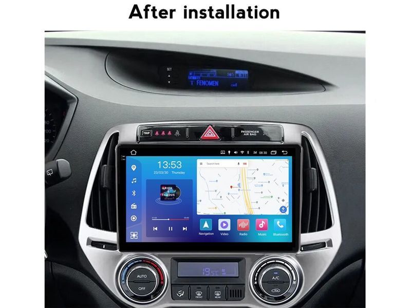 Штатна магнітола FORS.auto FS 2 PRO для Hyundai I20 (2+32Gb, 9&quot\;, Auto AC) 2012-2014 FS-2199 фото