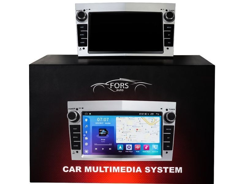 Штатна магнітола FORS.auto 2 PRO-OP-S Opel Astra/Vectra/Zafira/Corsa (7&quot\;, 2+32Gb, Silver) 1998-2009 2 PRO-OP-S фото