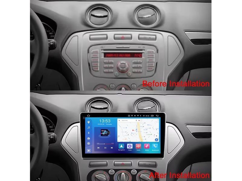 Штатна магнітола FORS.auto FS 2 PRO для Ford Mondeo (2+32Gb, 10&quot\;, silver) 2006-2011 FS-2108 фото