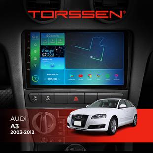 Штатная магнитола Torssen Audi A3 03-12 F98256 4G Carplay DSP 202307307 фото