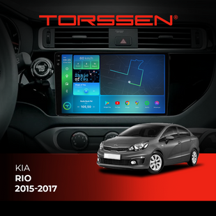 Штатна магнітола Torssen 2K Kia Rio 2015-2017 FL9 4+64Gb 4G Carplay DSP 202305767 фото