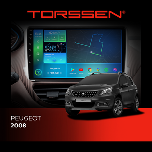 Штатна магнітола Torssen Peugeot 2008 FL10 4+64Gb 4G Carplay DSP 202306500 фото