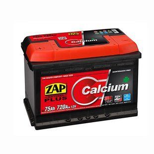 Автомобільний акумулятор ZAP Plus 75Ah 720A L+ (лівий +) 575 19 564958888227 фото