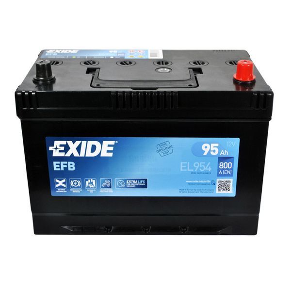 EXIDE Start-Stop EFB Asia (EL954) 95Аh 800A R+ (D31) 56612588528 фото