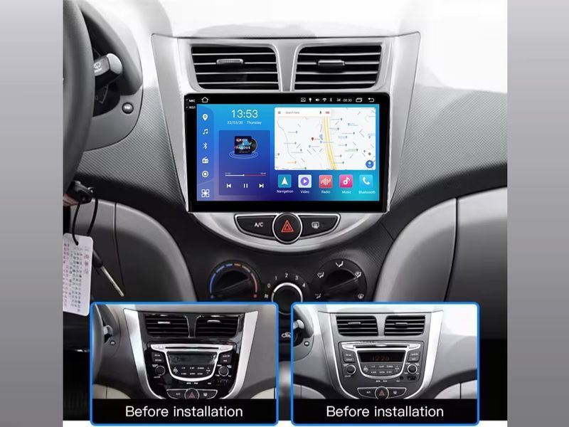 Штатна магнітола FORS.auto FS 2 PRO для Hyundai Verna/I-25/Accent (2+32Gb, 9&quot\;) 2010-2014 FS-2200 фото