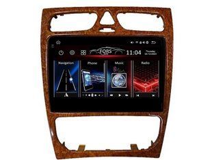 Штатна магнітола FORS.auto FS 4 MAX Qled для Mercedes-Benz C-Class W203 2002-2004/CLK-Class W209 2002-2006 (4+32Gb, 9&quot\;, wooden) FS-8410 фото