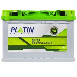 Автомобильный аккумулятор PLATIN EFB SMF (L3) 75Ah 760A R+ 566125885428 фото