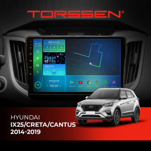 Штатна магнітола Torssen Hyundai IX25/Creta/Cantus 14-19 F9432 4G Carplay DSP 202303791 фото