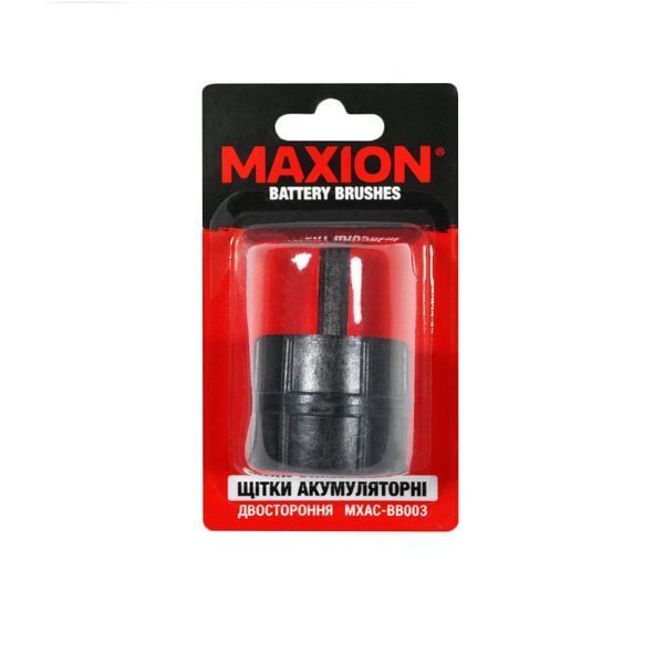 Щітка акумуляторна для очищення клем MAXION MXAC-BB003 ЧОРНА (15.8mm-16mm) (-) 10011026 фото
