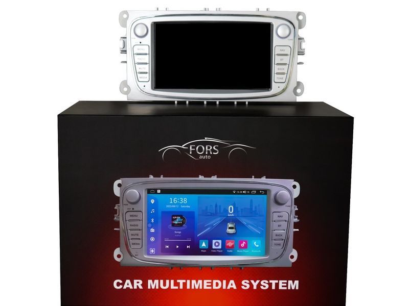 Штатна магнітола FORS.auto FS 2 ULTRA-FDSO Ford Focus/Mondeo/S-Max/C-Max/Kuga/Fiesta/Fusion (2+32Gb, 7&quot\;, silver) 2007-2011 FS 2 ULTRA-FDSO фото