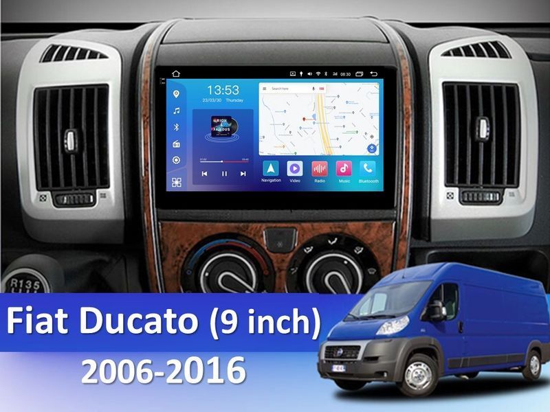 Штатна магнітола FORS.auto FS 2 PRO для Fiat Ducato (2+32Gb, 9&quot\;) 2006-2016 FS-2160 фото