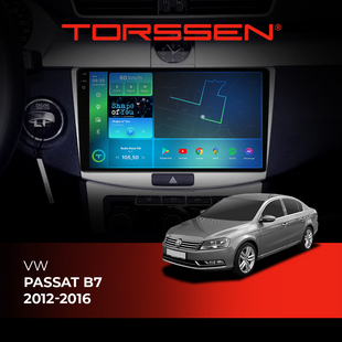 Штатна магнітола Torssen 2K VW Passat B7 12-16 F10464 4G Carplay DSP 202300457 фото