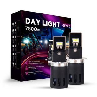 Автомобільні LED лампи H3 Carlamp Day Light Gen 2 Led автолампи 5800K 7500 Lm (DLG2H3) 215385 фото