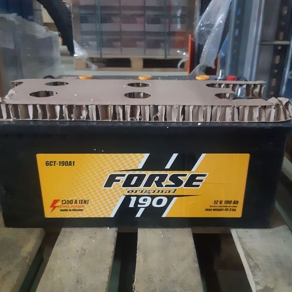 Автомобільний акумулятор FORSE 190Аh 1350A L+ (лівий +) (ISTA, Україна) 564958885980 фото