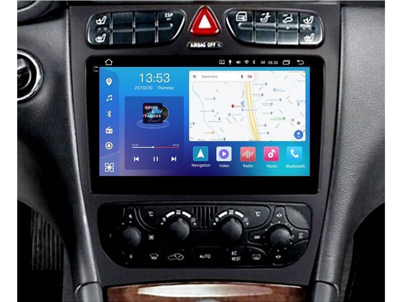 Штатна магнітола FORS.auto FS 2 PRO для Mercedes-Benz C-Class W203 2002-2004/CLK-Class W209 2002-2006 (2+32Gb, 9&quot\;) FS-2060 фото