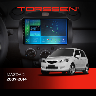 Штатная магнитола Torssen Mazda 2 07-14 F98256 4G Carplay 202307625 фото