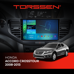 Штатная магнитола Torssen Honda Accord Crosstour 08-13 FL9 4+64Gb 4G Carplay DSP 202306224 фото