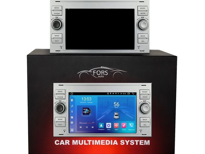 Штатна магнітола FORS.auto FS 2 ULTRA-FDSK Ford Focus/Mondeo/S-Max/C-Max/Kuga/Fiesta/Fusion (2+32Gb, 7&quot\;, silver) 2005-2011 FS 2 ULTRA-FDSK фото