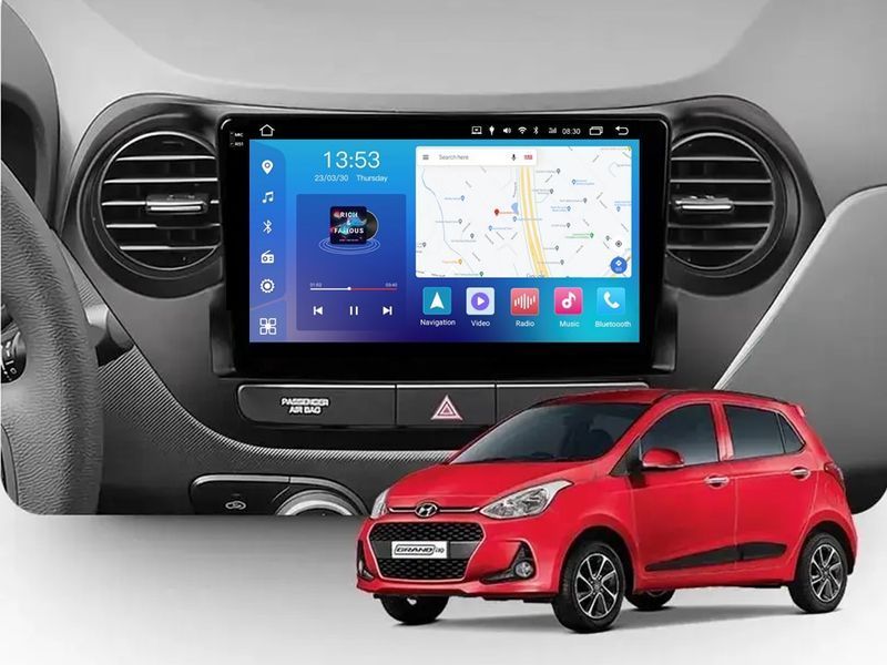 Штатна магнітола FORS.auto FS 6 MAX для Hyundai i10 (6+128Gb, 9&quot\;) 2014-2017 FS-6096 фото