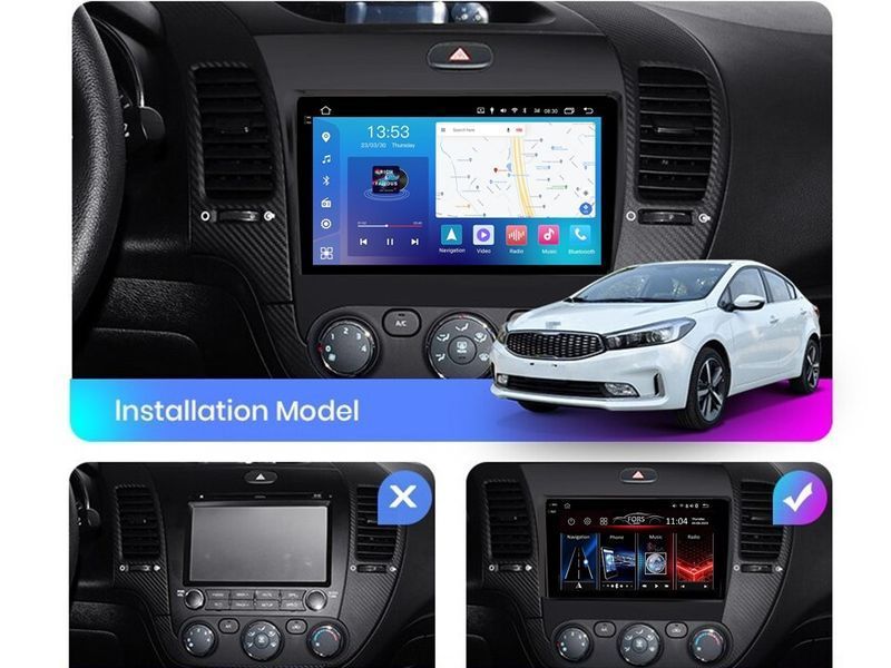 Штатна магнітола FORS.auto FS 2 PRO для Kia Cerato/K3 (2+32Gb, 9&quot\;) 2012-2018 FS-2166 фото