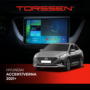 Штатна магнітола Torssen Hyundai Accent/Verna 2021+ F98256 4G Carplay DSP 202307478 фото