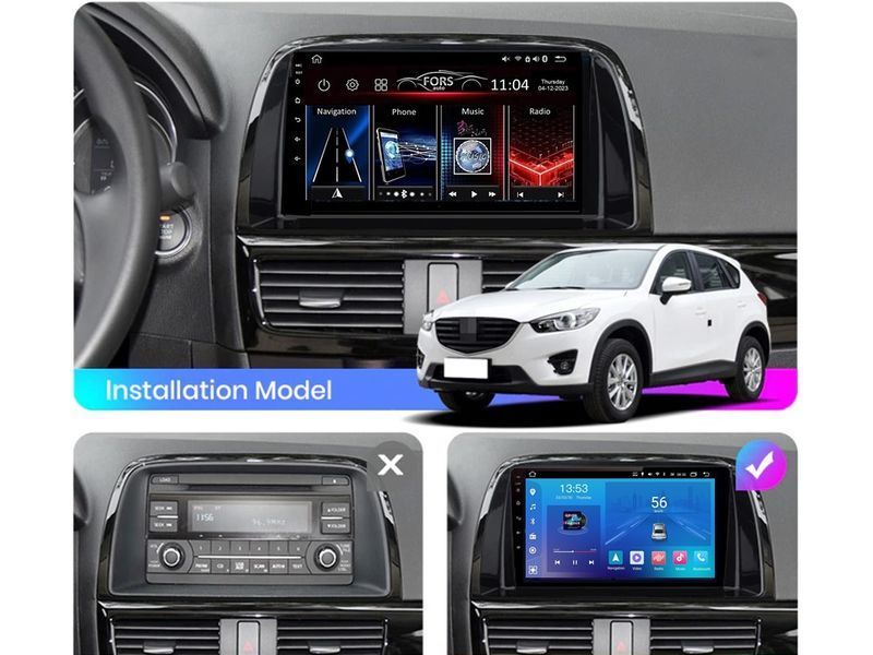 Штатна магнітола FORS.auto FS 1 LITE для Mazda CX-5 (1+32Gb, 9&quot\;) 2012-2016 FS-1069 фото