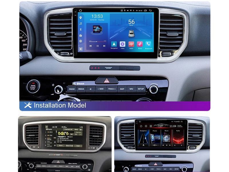 Штатна магнітола FORS.auto FS 2 ULTRA для Kia Sportage/KX5 (2+32Gb, 9&quot\;) 2018-2020 FS-1730 фото